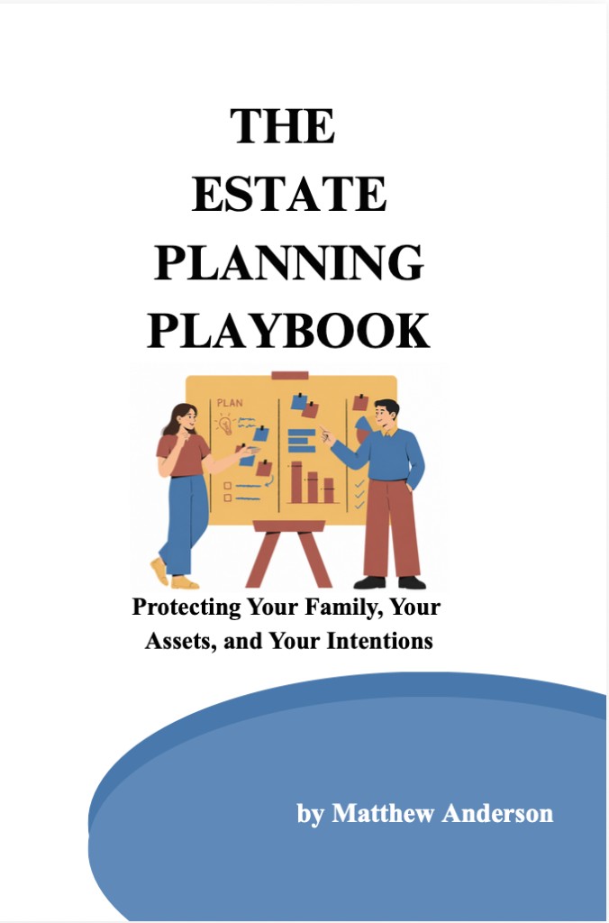 Cover of The Estate Planning Playbook by Matthew Anderson